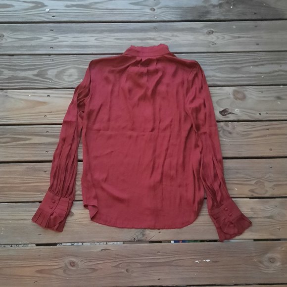 PAIGE Leonetta Tie Neck Blouse - Picture 5 of 5